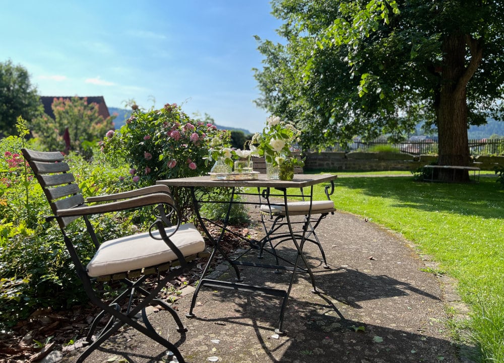 Unser Burggarten - Kleine grüne Oase zum Ausspannen und Genießen